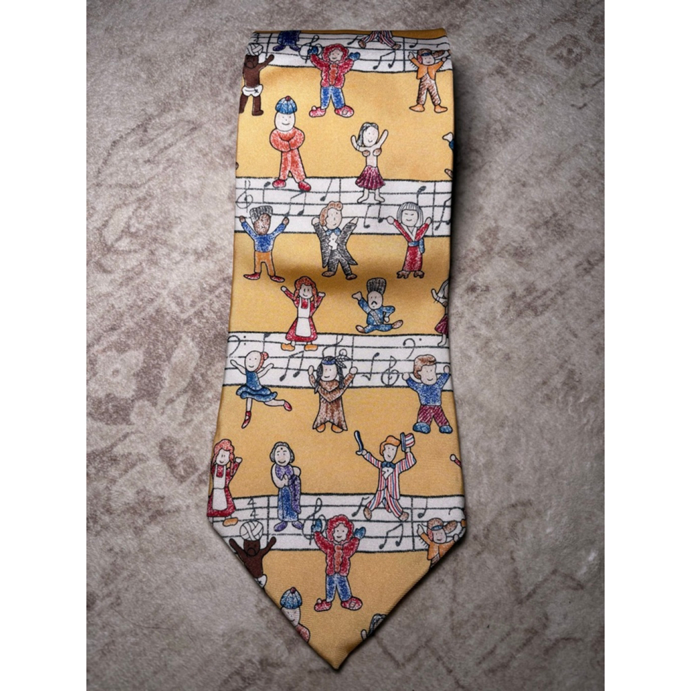 Save the Children "Sound of Music" Kids Silk Necktie